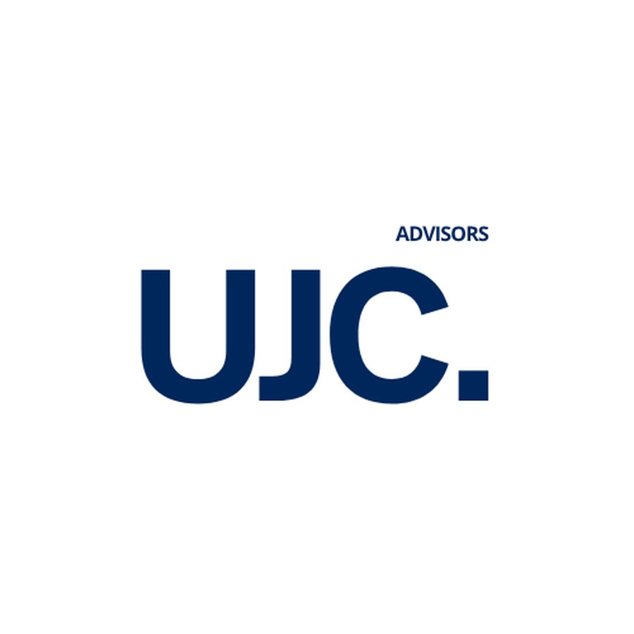 UJC Advisors logo in navy